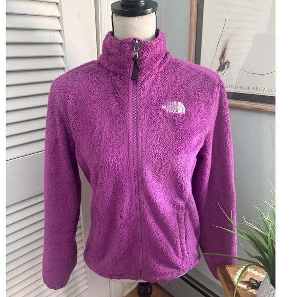 THE NORTH FACE Womens Jacket Small Purple Osito Fleece Full Zip Outdoor Gorpcore - Picture 3 of 13